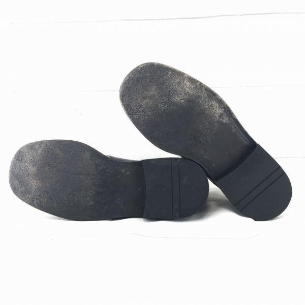 Germany Lloyd Leather U-Tip Dress Shoes Black 25.5(USED)