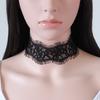 Lace Tassel Choker, Hollow Literary Short Neck Collar, 31–40cm Adjustable