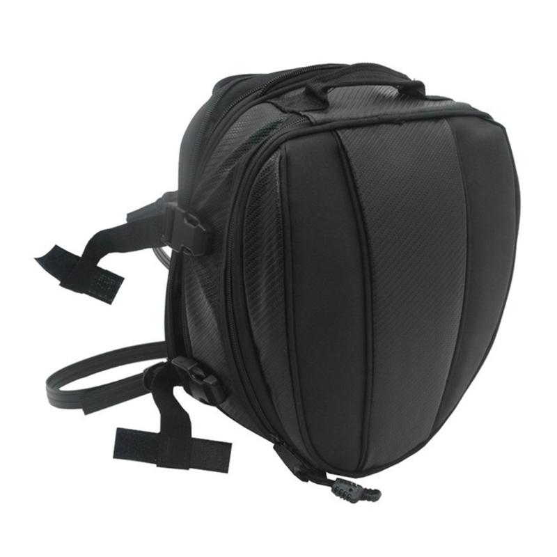 

Motorcycle Rear Tail Seat Back Saddle Luggage Backpack Waterproof Carry Tank Bag 1
