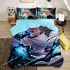 3D Anime Satoru Gojo Quilt Cover Japan Famous Anime Duvet Cover Sets Boys 3D Printed Quilt Cover Sukuna Bedroom Decoration