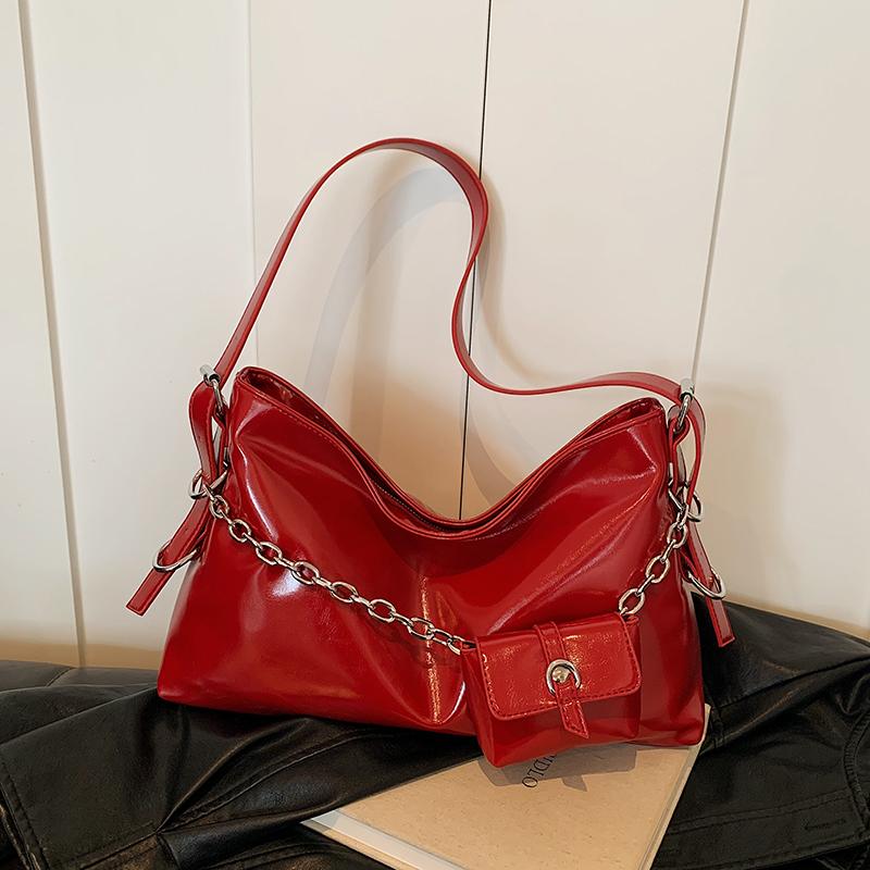 

Модные красные свадебные сумки женские однотонные мягкие кожаные сумки большой емкости женская свадебная сумка через плечо