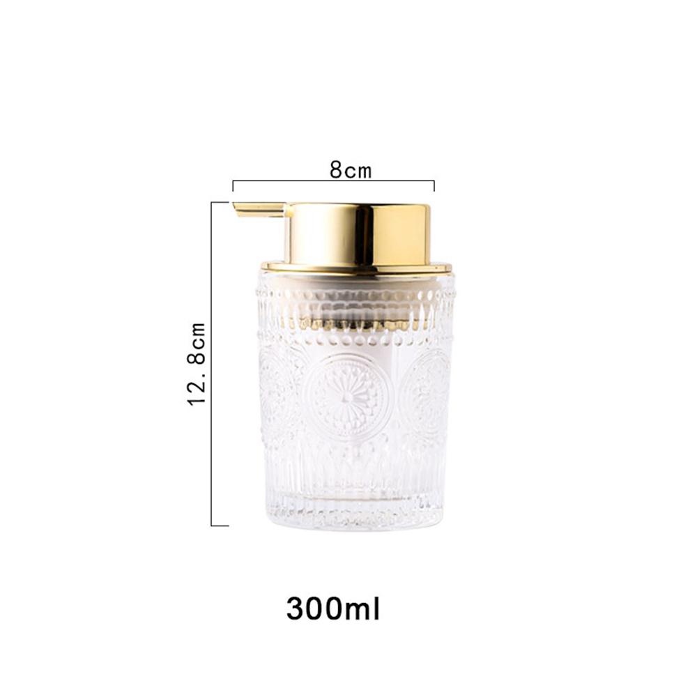 300ml/400ml Bathroom Glass Soap Dispenser Mousse Foam Empty Refill Sub-bottling Hand Sanitizer Shower Gel Shampoo Foaming Bottle
