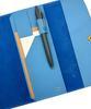 UOML Genuine Leather Planner Cover, Made In Japan (Light Blue, Hobonichi Techo Weeks)