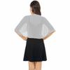Summer Womens Chiffon Short Wrap Shawl With Single Button For Sun Protection And Bridal Accessories
