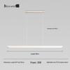 Nordic Style Smart Dimmable LED Dining Pendant Light
