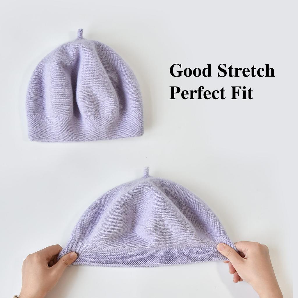 Factory Solid Beret Cap Spring British French Artist Style Elegant Painter Winter Women Knit Custom Wool Beret Hat