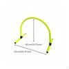 Football Training Hurdle Arch 40 Cm High Curved Flat Base Feet Green Splicing 1 PACK