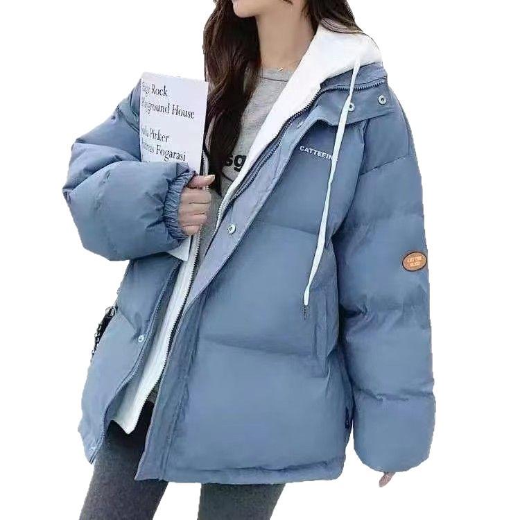 Women's Korean Style Winter Bread Coat - Short, Loose, Thickened Cotton-Padded Jacket