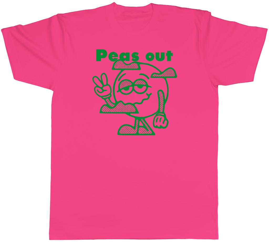 Funny Peas Out Unisexs TShirt Peace Out Joke Unisex Tee Gift
