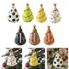 Football Christmas Tree Decoration Reusable Gift Table Decoration Figurine Decorative for Party Ball Sports Enthusiasts Tabletop