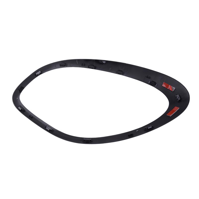 51139801574 Krycí kroužek pravého světlometu vozu, ozdobný rámeček, vhodný pro MINI Cooper R60 Countryman 2011-2016, lesklý černý plast