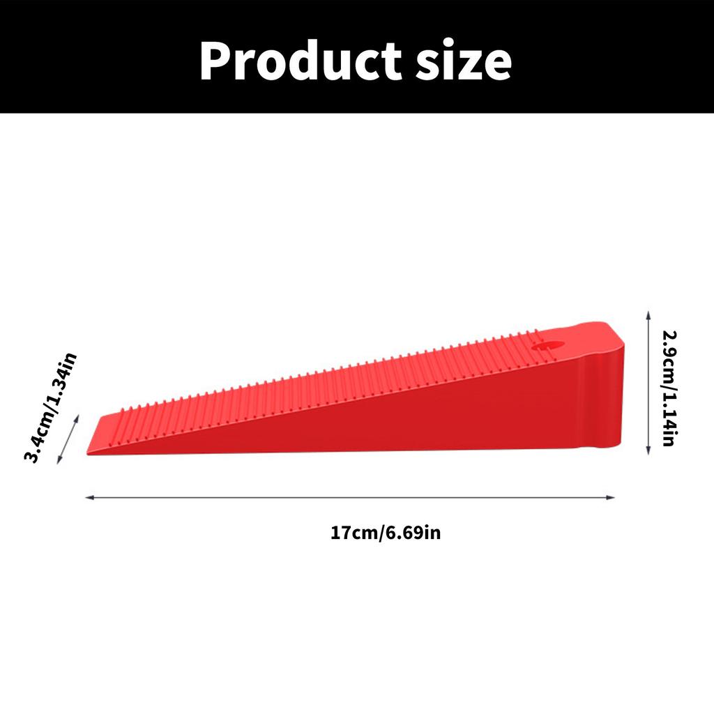 Praktisches Nivellierkeil-Set aus Kunststoff für die präzise Tür- und Fenstermontage, zur Verbesserung der Stabilität und Effizienz
