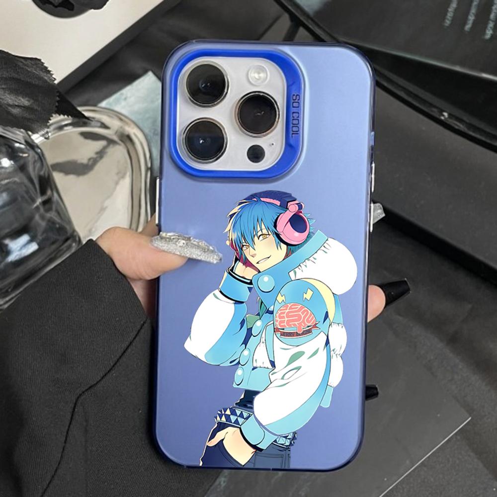D-Dramatical M-Murder Aoba Seragaki Phone Case For iPhone 16,15,14,13,12,11,Pro,Max,Plus,Mini,XS Anti Fall Blue Matte Bumper