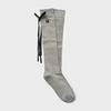 Summer Ribbon Knee Socks NY (Melange Grey)