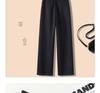 Autumn/Winter 2025 High-Waist Loose Pants for Seniors - Thick Casual Straight-Leg with Pockets