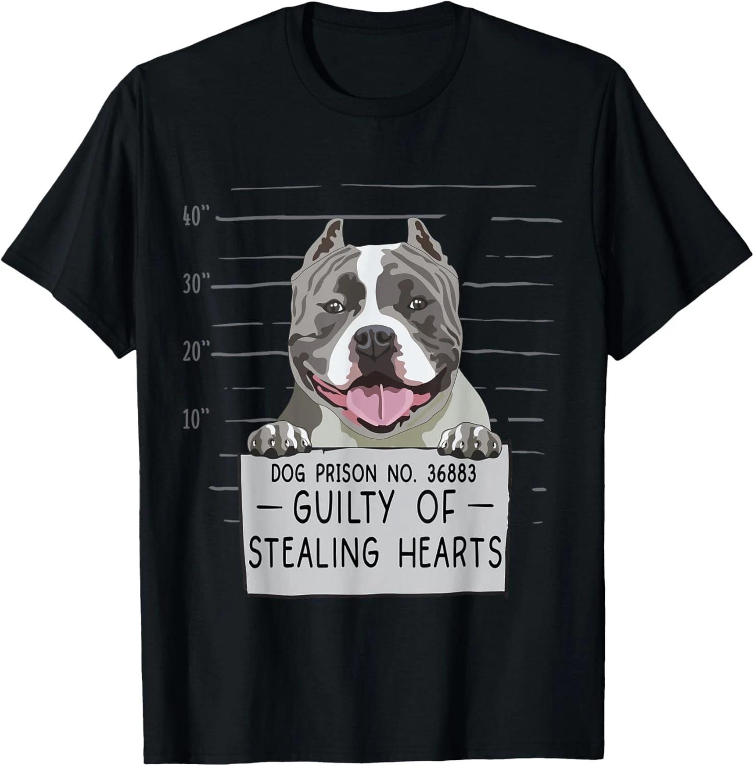 Bully XL Pitbull Guilty Of Stealing Hearts American Bully Gift Unisex T-Shirt M