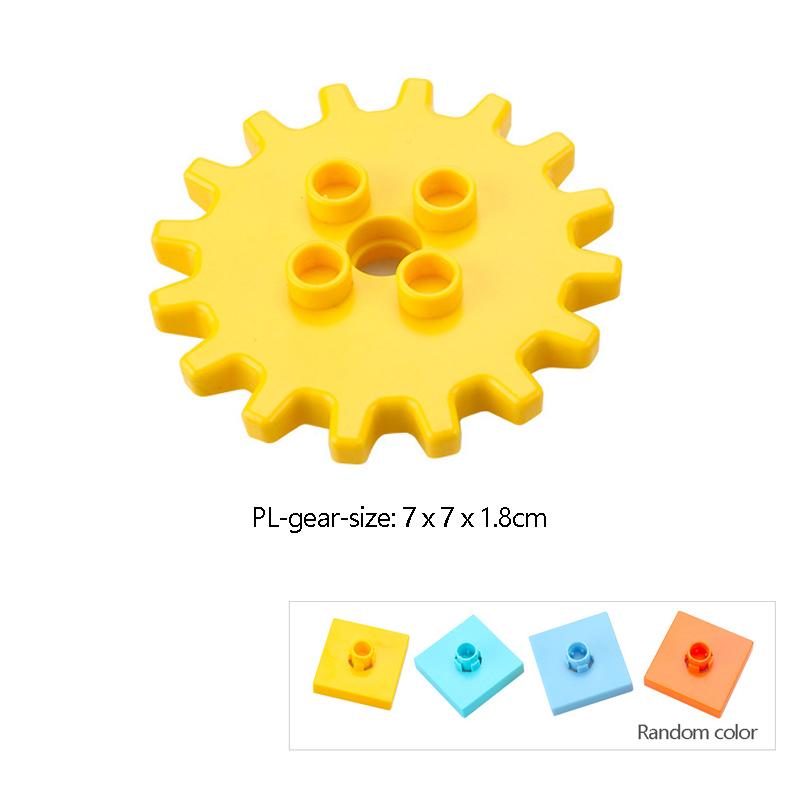 Big Building Blocks Playground Parts Slide Ladder Gear Swing Compatible Bricks Baby Assemble Interactive Toys Gift