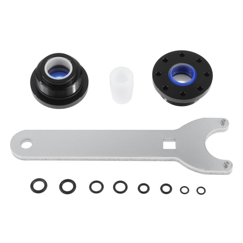 Front Mount Hydraulic Steering Cylinder Seal Kit with Pin Wrench for SeaStar HC5340-5348 HC5365 HC5375 HC5394 HC5445 HC6750-6755