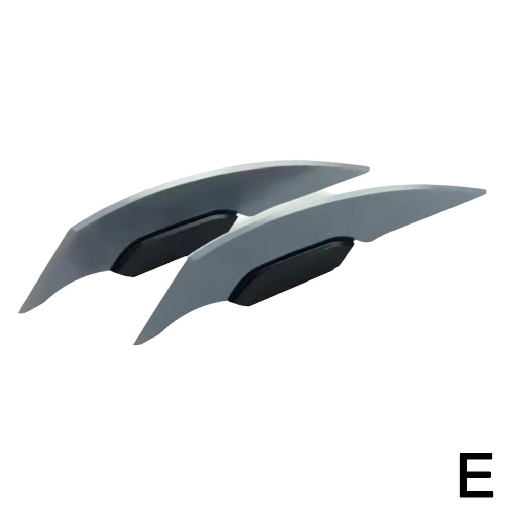 1Pair Universal Motorcycle Winglet Aerodynamic Spoiler Dynamic Wing Decoration Sticker For Motorbike Scooter Accessories