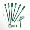 20/50/100Pcs 5.12-inch Green Garden Cable Ties are reusable garden ties used for decorating outdoor gardens, potted plants, and as holiday gifts.