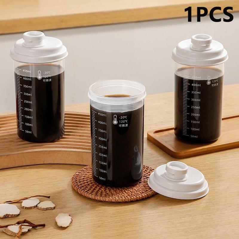 Chinese Medicine Water Storage Bottle With Scale Heated Refrigerated Multi Purpose Fruit Juice Cereal Packaging Bottle