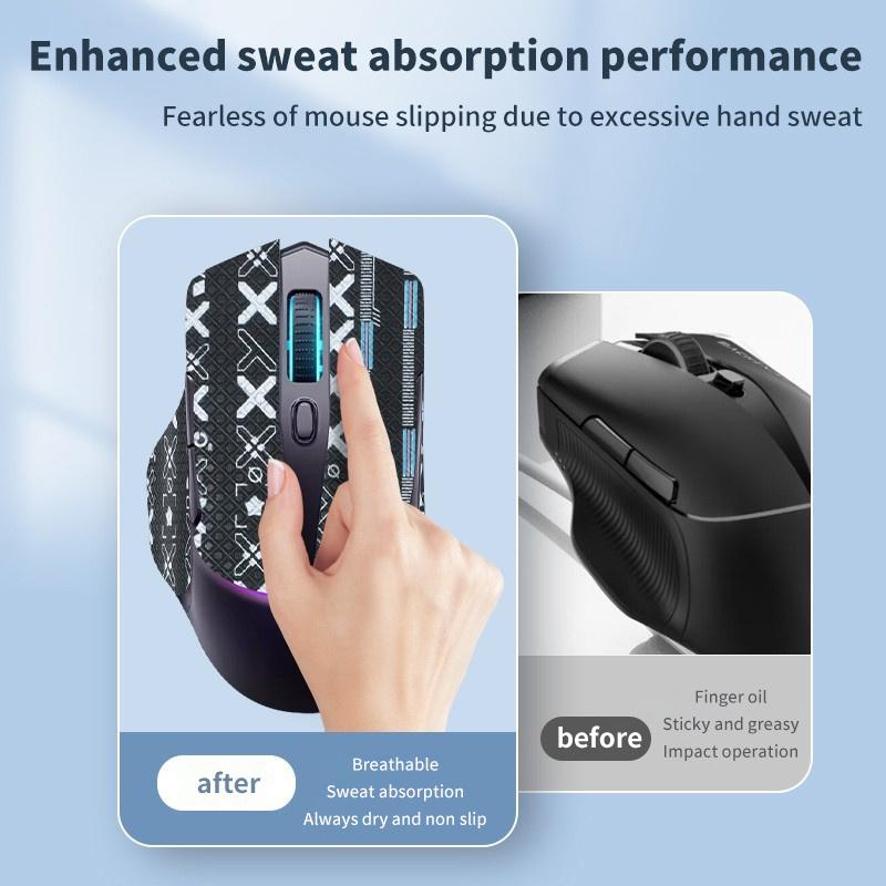 Non Slip Mouse Sticker Grip Tape Skate For Machenike L8 Pro Gaming Mouse Desktop Gamer Accessories Anti-Slip Suck Sweat