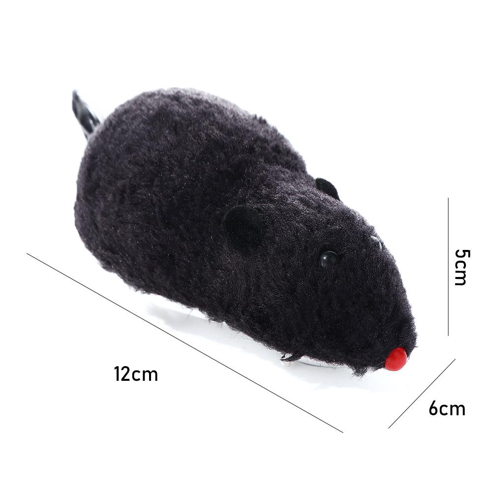 Rat Pet Products Accessories Wind Up Toys Clockwork Toy Plush Mouse Toy Cat Dog Playing Toy