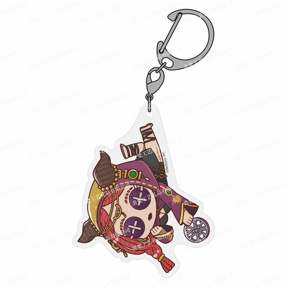 Identity V Anime Character Model Acrylic Keychains Woman Cute Cartoon Bag Pendant Decoration Key Chain Fans Christmas Gifts