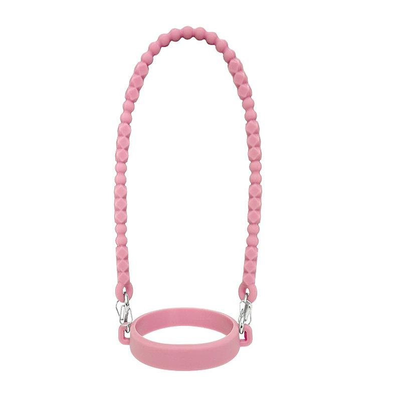 Water Bottle Handle - Soft Silicone Holder Sling Lanyard Fits Most 8-40oz Bottles Cup Holders 5