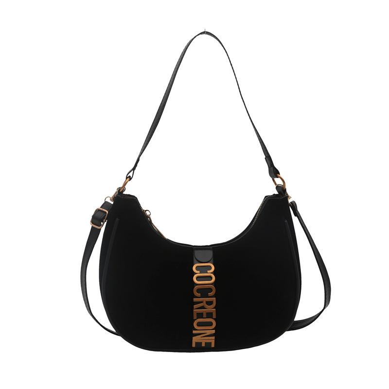 2024 Retro Suede Crossbody: Versatile Small Handbag & Shoulder Bag