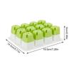 5 Pack 12-Cell Silicone Seedling Starter Tray, Reusable Houseplant Sprouting Containers, Plant Germination Tray, Plant Seedling Pots for Garden