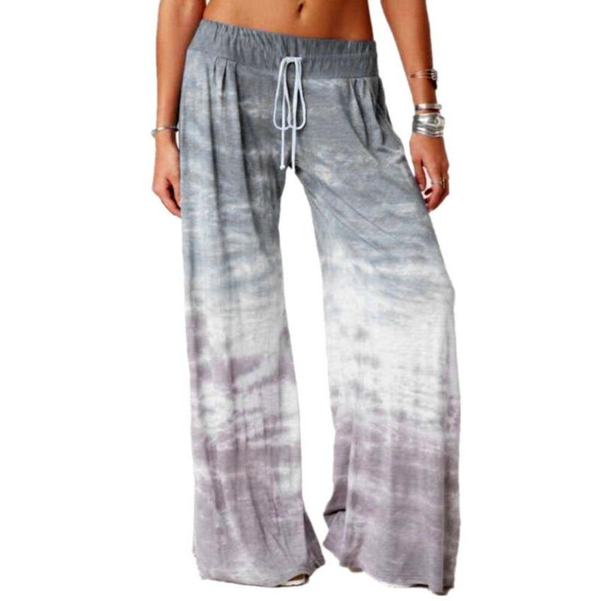 Buy Women Wide Leg Pants Tie Dye Baggy 