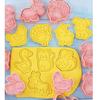 8Pcs Plastic Biscuit Molds Cookie Stamps DIY Cake Molds Kitchen Cooking Tool