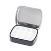 1PCS Small Empty Metal Tin Silver Black Rectangular Flip Storage Box Case Organizer for Money Coin Candy Key Container Jar Cans
