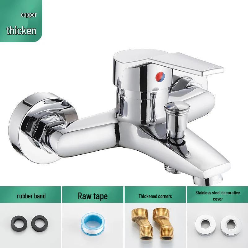 MDNG Copper Shower and Bathtub Mixer Faucet