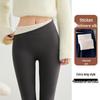 Plus-Size Fleece-Lined Shark Pants: High-Waisted, Thick, and Warm Yoga Leggings for Autumn/Winter 2025