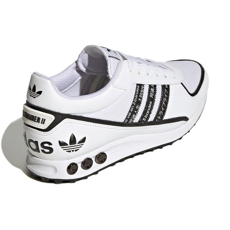 Adidas Originals La Trainer 2.0 Casual Comfortable Sports Durable Low-Top Lifestyle Shoes Men Sneakers White Black FZ5962
