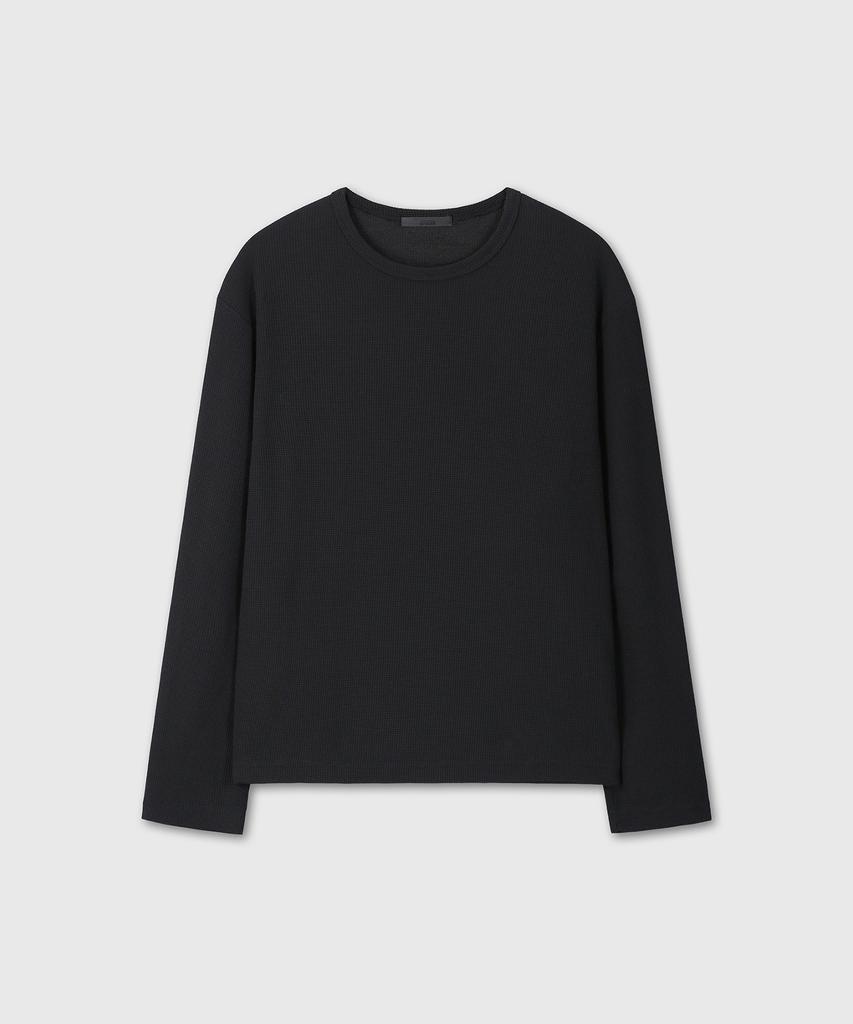 DIVEIN Uniform Waffle Long Sleeve (Black)