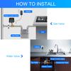 Tuya Zigbee Smart Valve Controller For Water Gas Pipeline Auto Shut ON Off Smart Home Compatible With Alexa Google Assistan