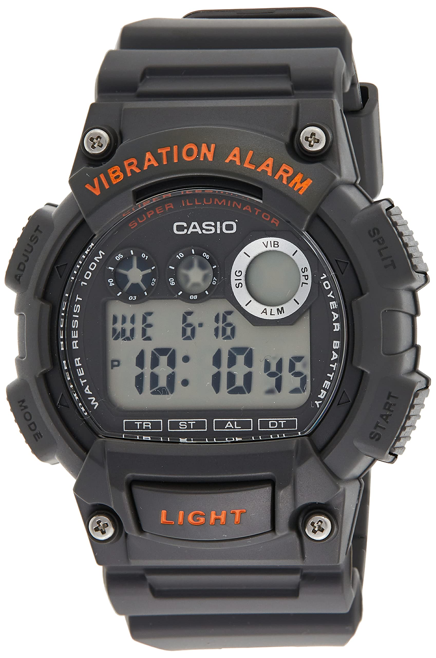 Casio W-735H-8AVEF Digital Watch Men s Black Resin
