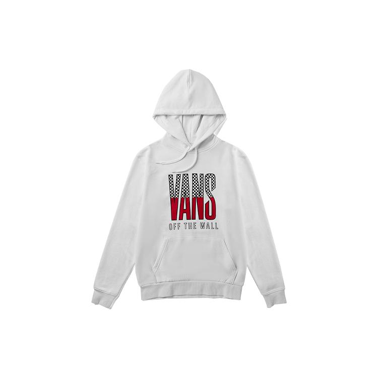 Толстовки Vans Унисекс Белые С капюшоном Средняя Обычный крой VN0A48B9WHT M