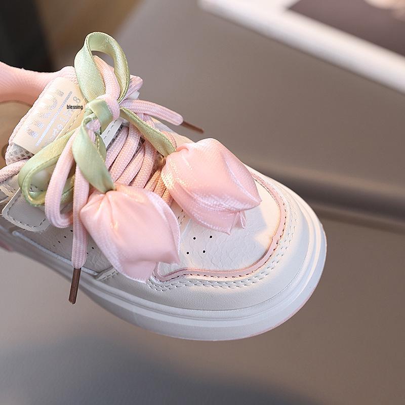 Wasserdichte Leder-Sneaker für Kinder - Tulpe Frühling/Herbst 2025 Kollektion