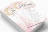 Inkdotpot 50A  Advice CardsA  For Baby Shower Game Glitter Star Advice For New Mom & Dad Gender Reveal Boy Or GirlA  Party