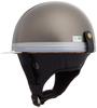 Bike Parts Center Helmet Half Cap Cork Type Gunmetal Free Size Circumference 700106 (Head 57cm~60cm)