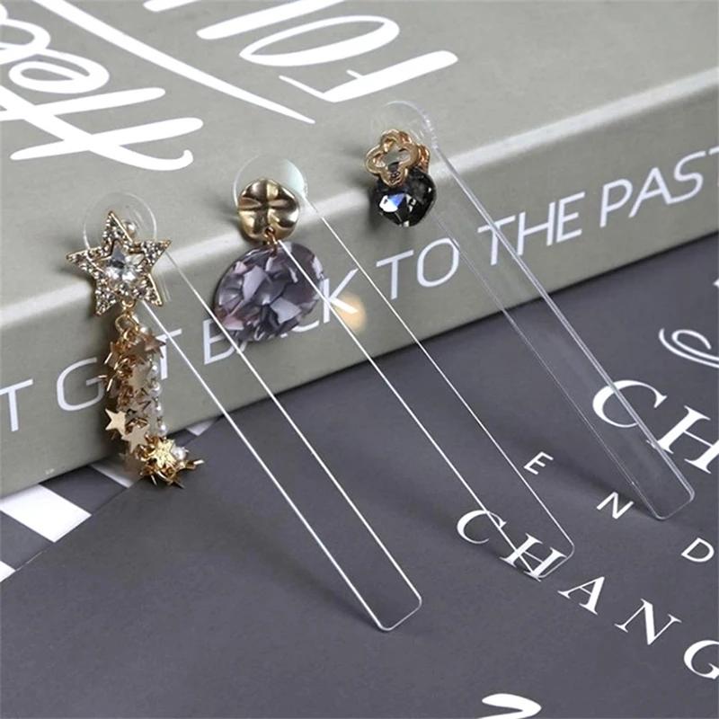 1/5 Stück Klarsicht Acryl Ohrring Display Halter Ständer Ohrring Trageeffekt Stab Ohrstecker Schmuck Anprobierstab