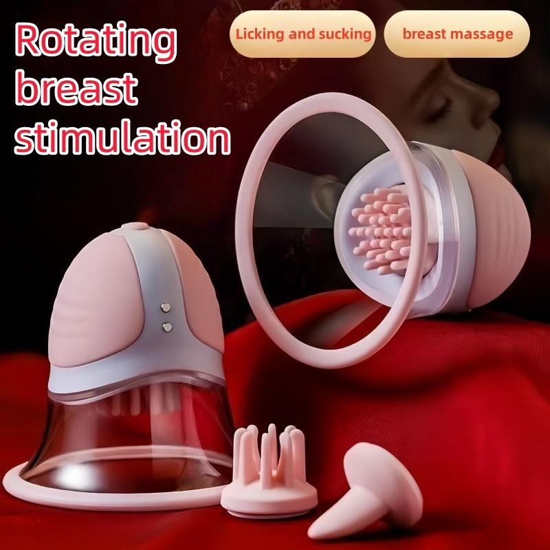 Rose Flower Breast Clamp Vibrator Nipple G-Spot Stimulator Female Breast Massager Breast Enhancement Teasing Adult Toy