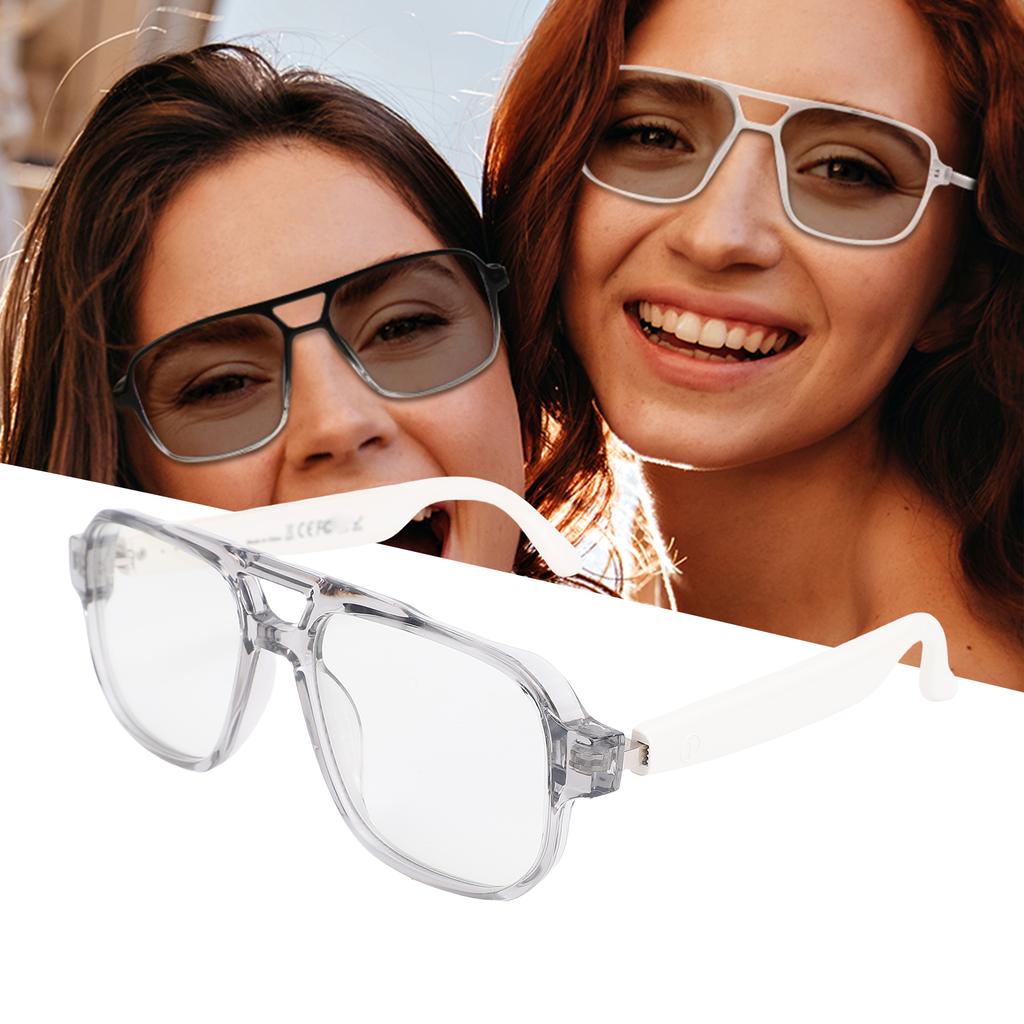 Smart   Glasses Built in Mic Spker Voice Control Anti Blue Light Wireless Hdphone Sunglasses for Men Women Music Driving Fishing Sports Outdoo