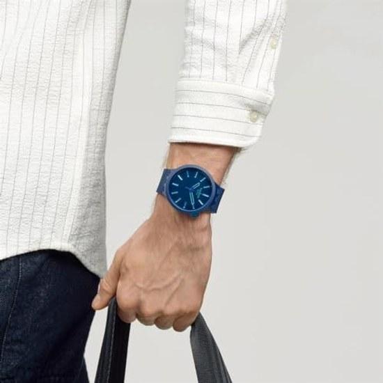 Swatch wristwatch INDIGO GLOW BIG BOLD SB05N113
