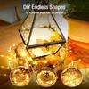 50 Packs Fairy Lights 2m 20LED Indoor Decoration Fairy Tale Light String Battery 3 Speed Modes Copper Wire Christmas Decorations