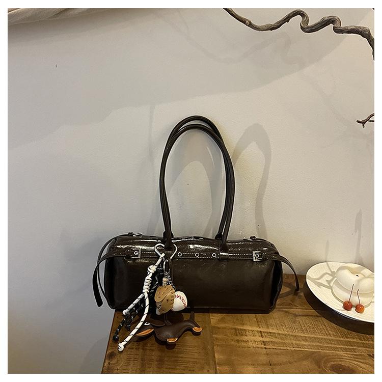 Modische Baguette-Tasche mit Leopardenmuster und großer Kapazität für den Pendler, tragbare Umhängetasche mit hohem Tragekomfort